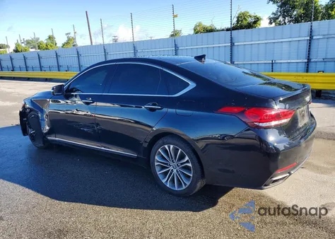 2015 Hyundai Genesis 3.8L from USA, damaged, VIN KMHGN4JE1FU100588